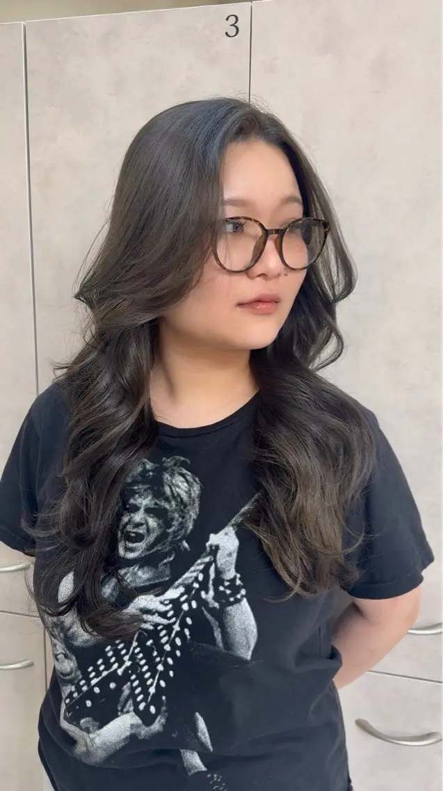 ロング カラー カット ヘアカラー トリートメント .*･ﾟnatsu ボブ・レイヤーカットのヘアスタイル