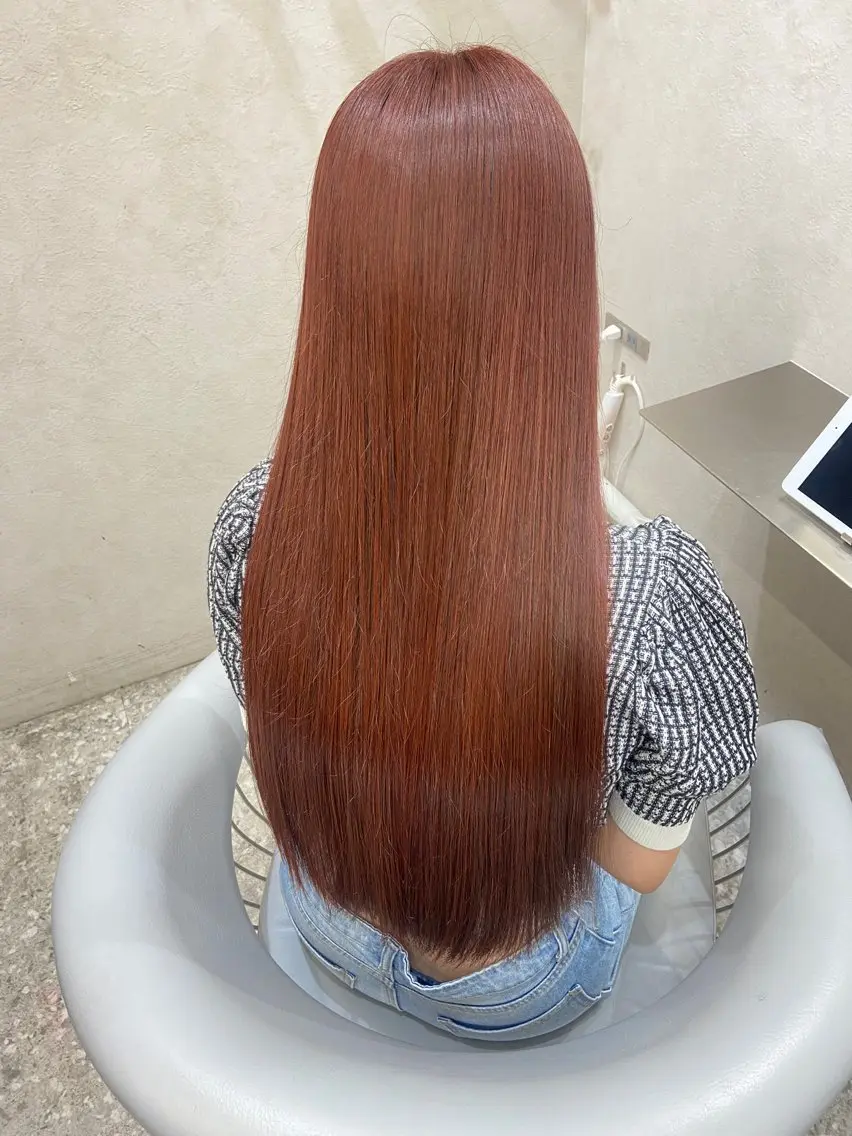 ロング トリートメント 新宿/韓国ヘア 中明度カラー/かやのヘアスタイル