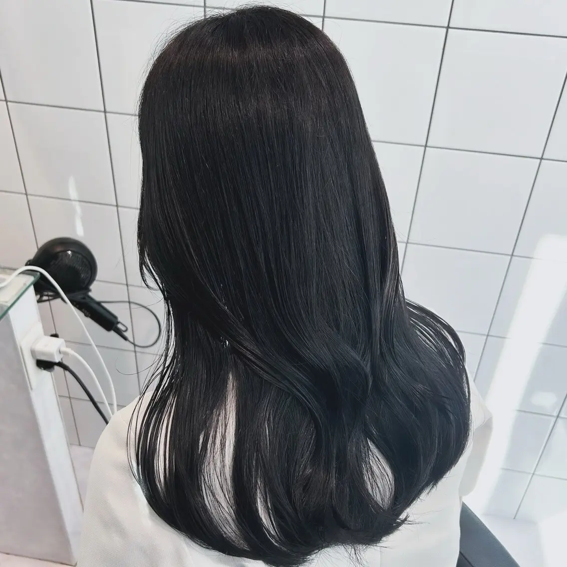 ロング カラー ヘアカラー トリートメント 表参道/透明感カラー /暗髪/ジュキヤのヘアスタイル