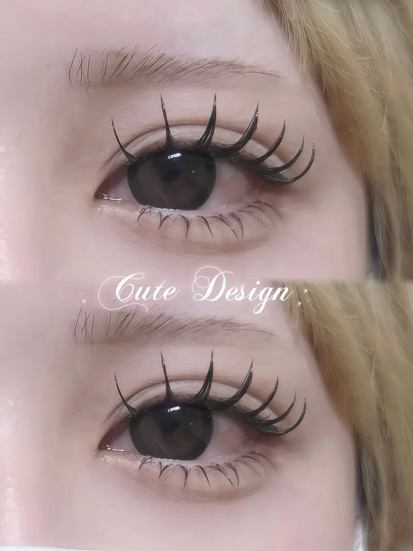 🎀当日限定　上まつげエクステ80本【 flat lash 】（コーティング付）の写真