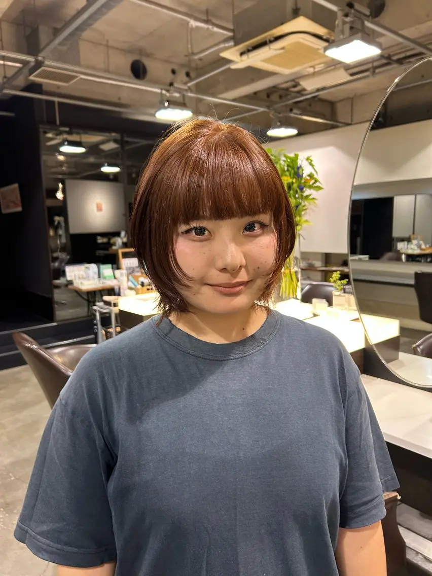 ショート レイヤー✨パーマ 🌙 nanacoのヘアスタイル