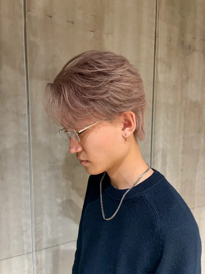 ショート パーマ 銀座/柔らかベージュ 似合せカット/ハルトのヘアスタイル