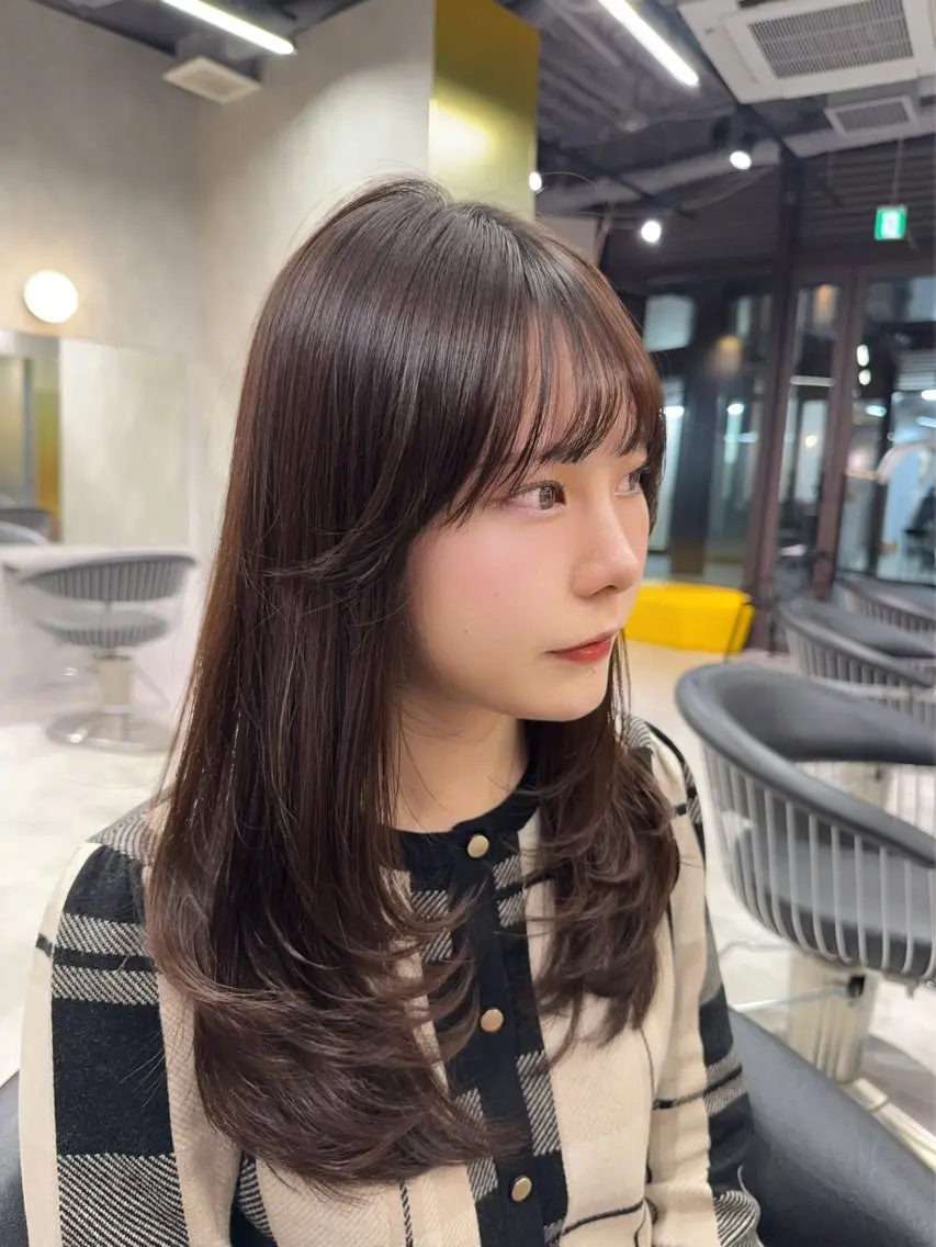 ミディアム カット 🦋韓国ヘア /Kotoko🦋のヘアスタイル