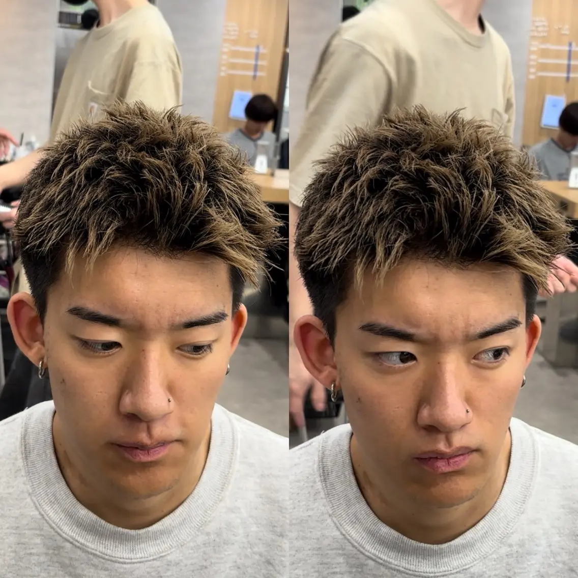 パーマ メンズ カット トリートメント ヘッドスパ ヘアセット 🔥メンズカット＋ パーマの達人🔥のヘアスタイル