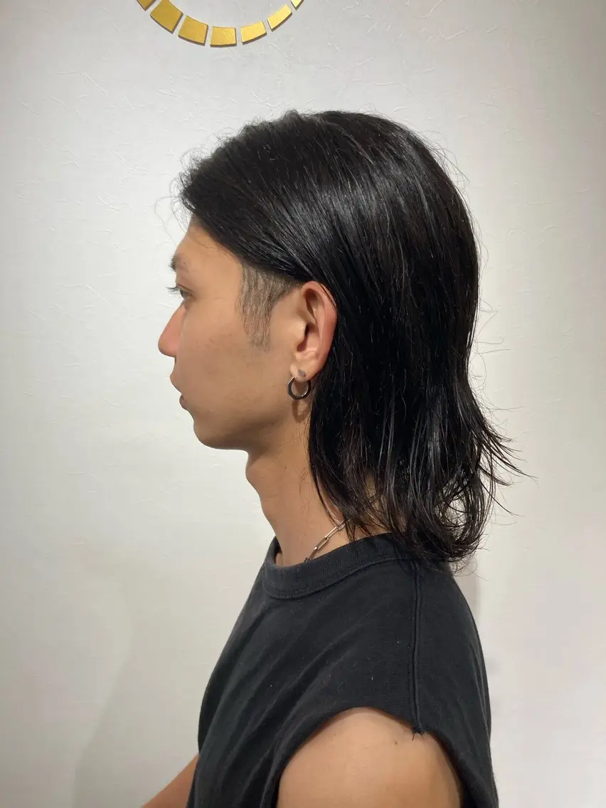 ミディアム メンズ 【ミニモ限定価格】 城下竜二のヘアスタイル