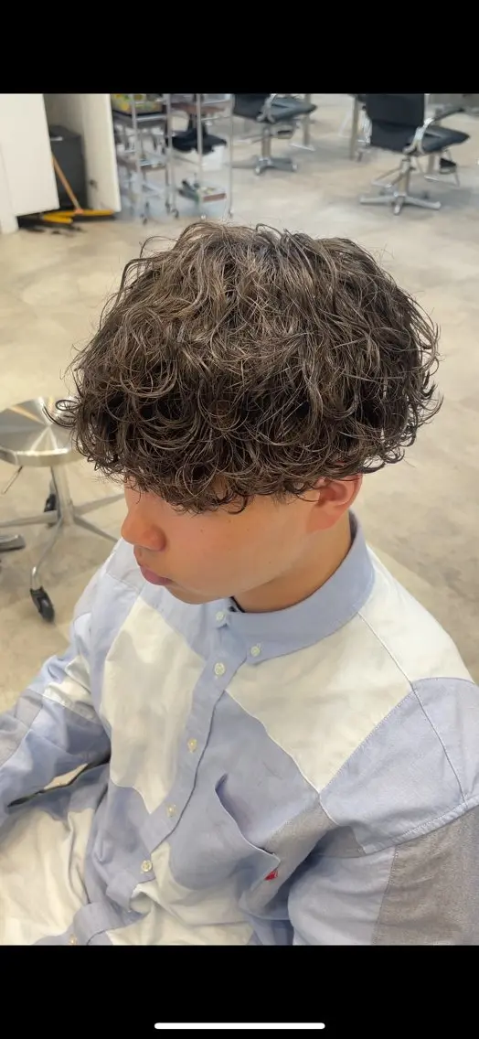 ショート パーマ カット パーマ fifth 児玉達哉 当日予約🙆のヘアスタイル
