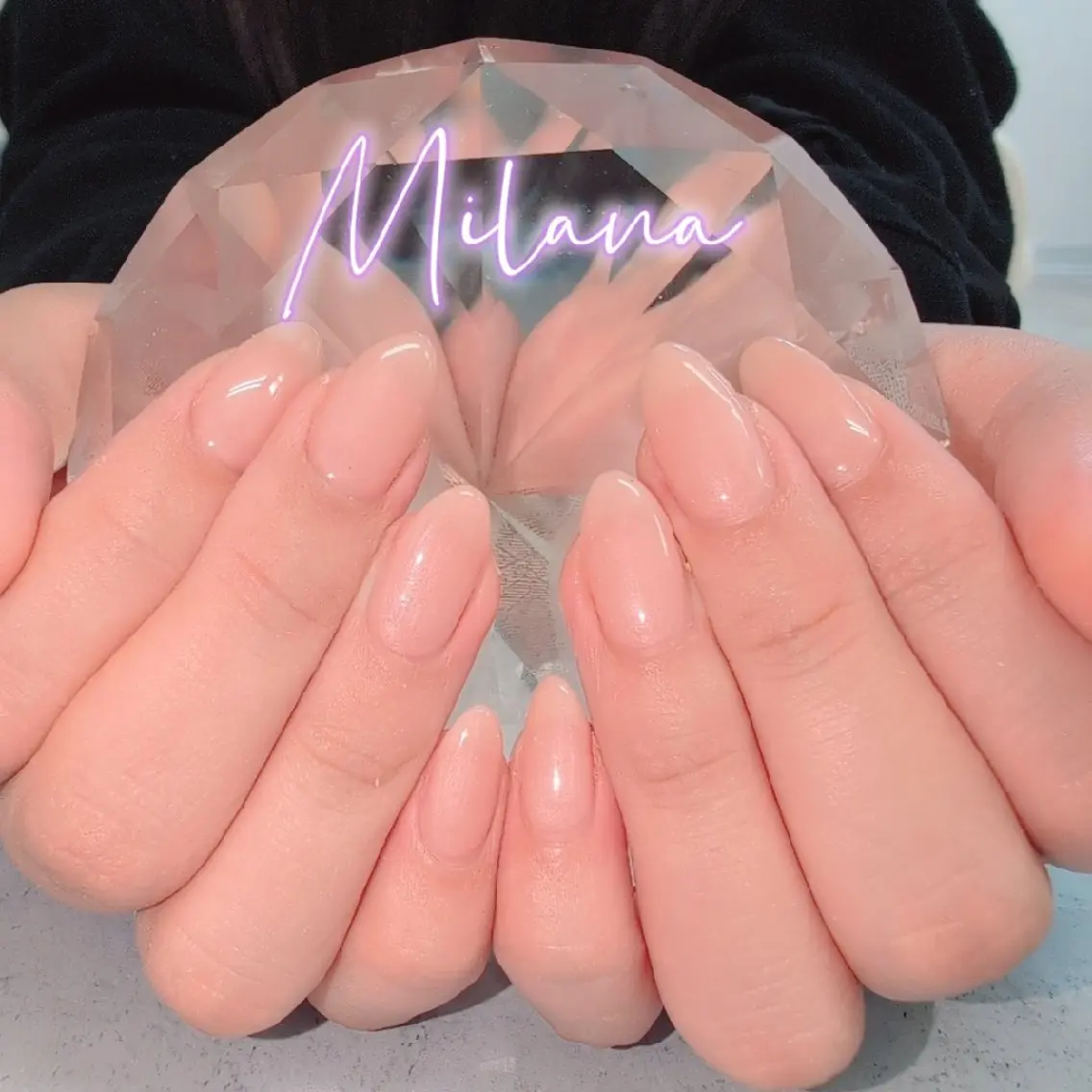 ネイル ワンカラーネイル ハンドネイル Milana 川瀬のネイルデザイン