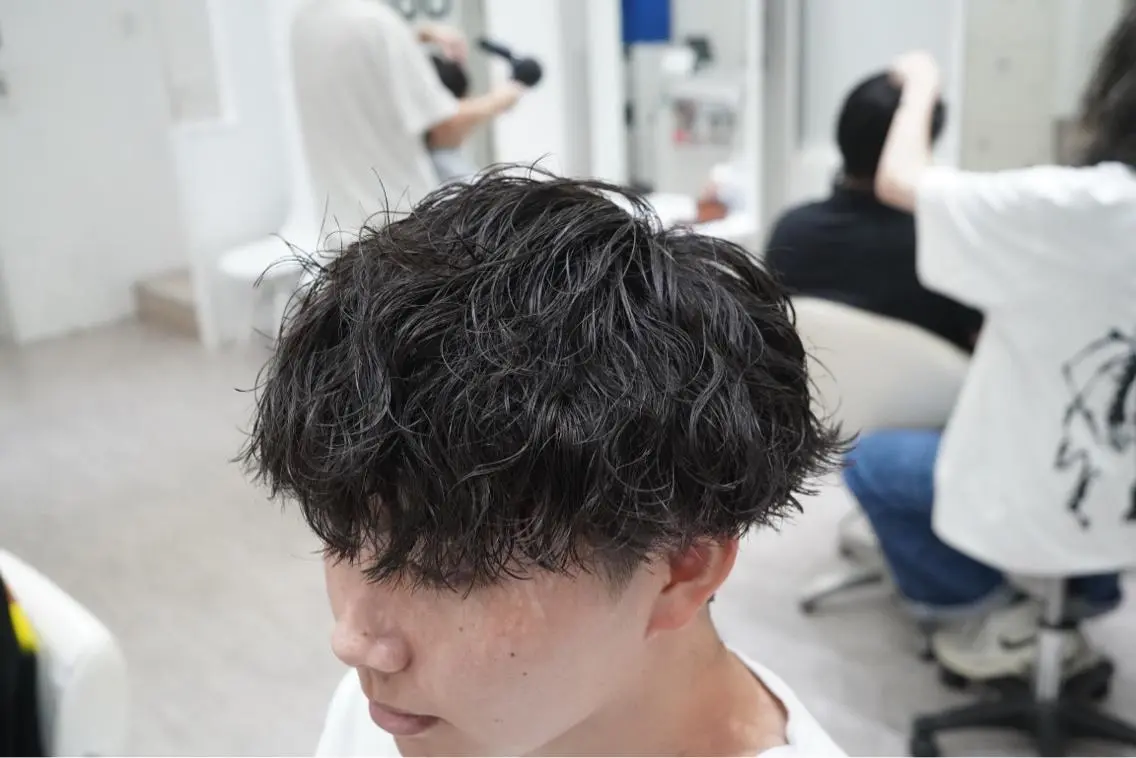 パーマ メンズ カット パーマ 町田No.1パーマ 特化✂︎小杉澪生のヘアスタイル