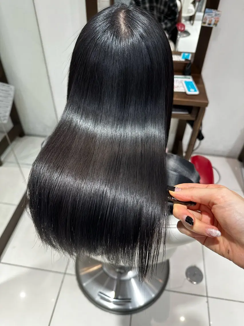 ロング カラー 髪質改善 ヘアカラー トリートメント 💜髪質改善推し💜 Sein.せりのヘアスタイル