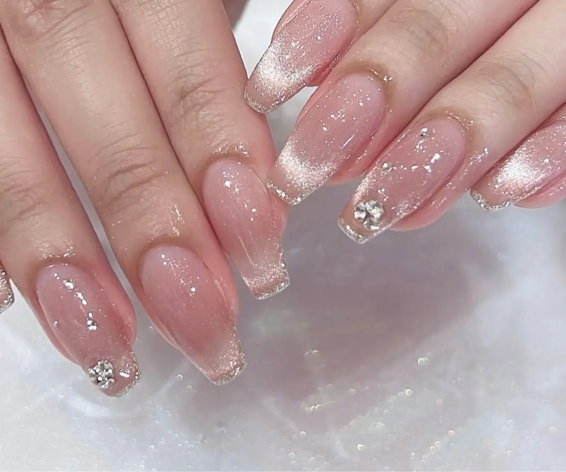 ネイル 韓国ネイル 持ち込み ニュアンスネイル ネイルチップ ハンドネイル TABI ANA.CHUOのネイルデザイン