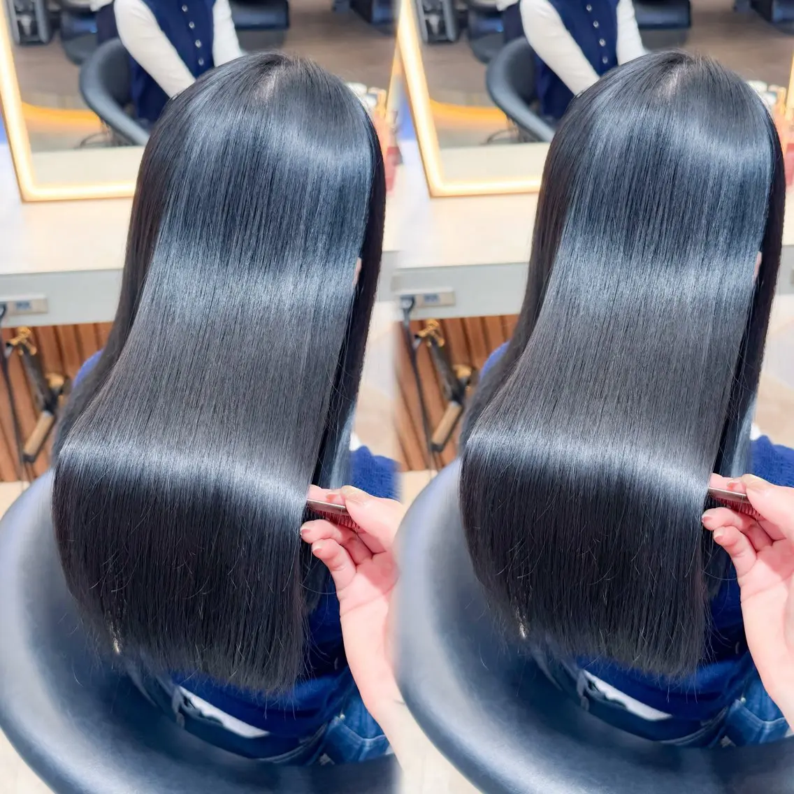 ロング トリートメント 🪼ai🪼 縮毛矯正、ボブのヘアスタイル
