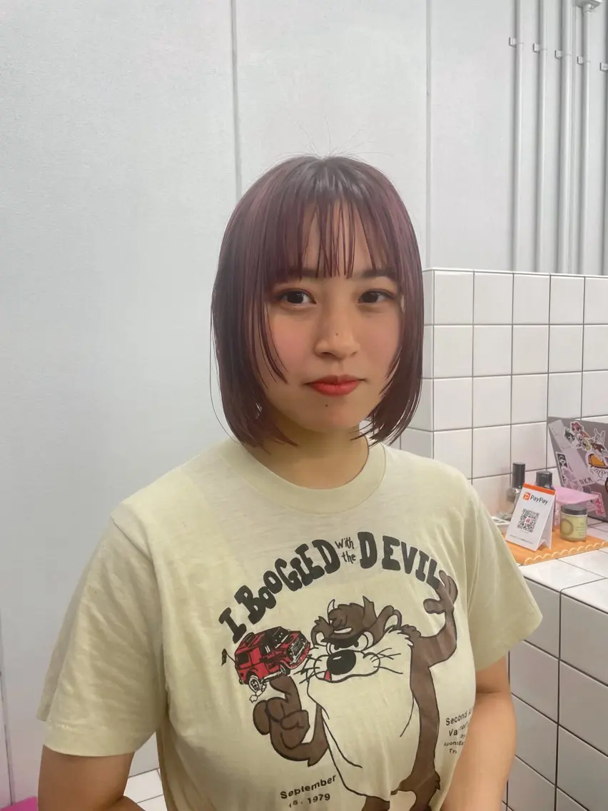 ショート カラー カット ヘアカラー トリートメント 関 京磨のヘアスタイル