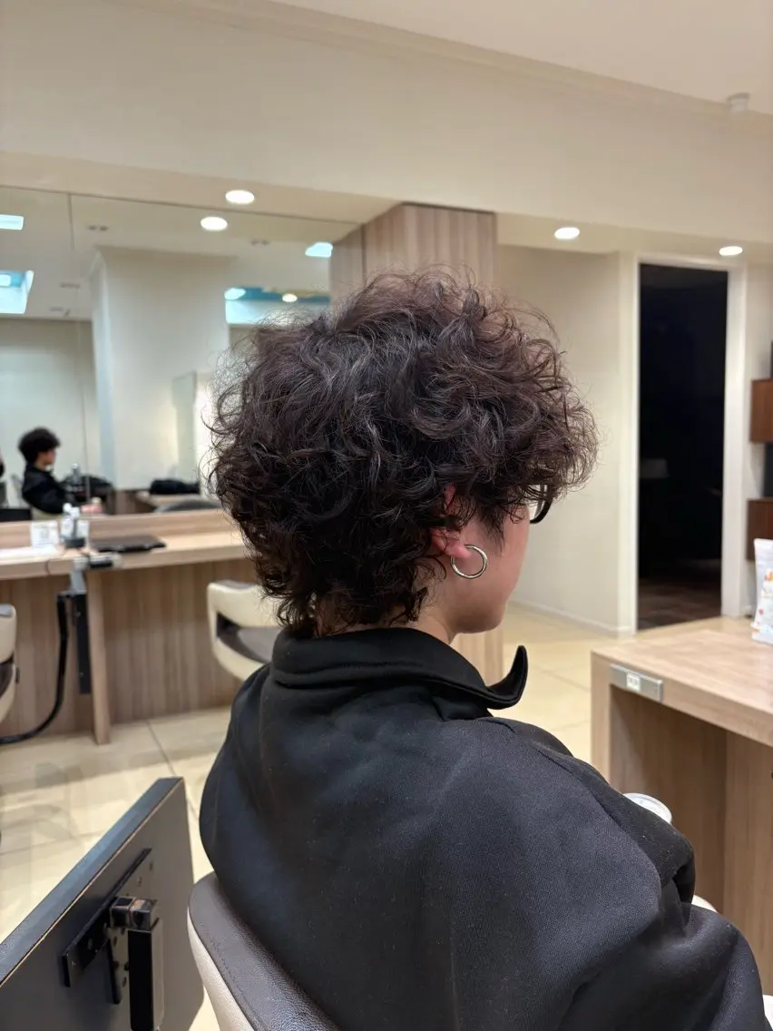 🌀カット+ベーシックパーマ+ハホニコトリートメント🌀の写真