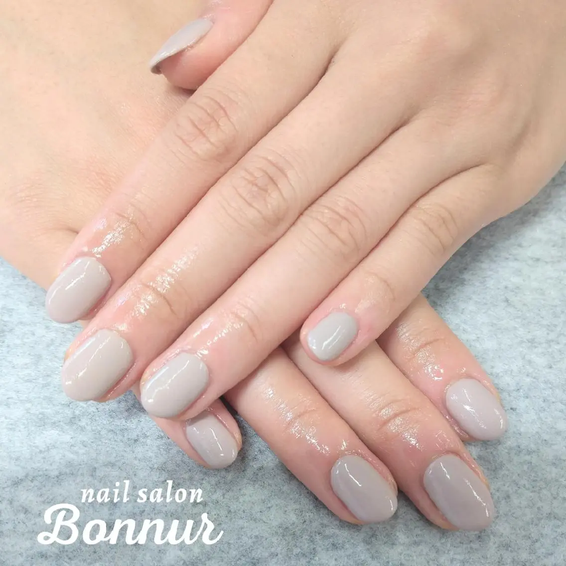 ネイル ワンカラーネイル BBnail ogataのネイルデザイン