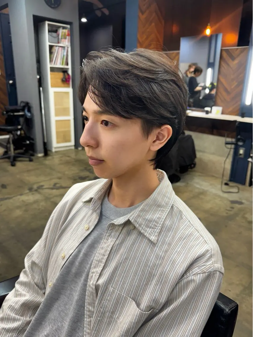 メンズ カット ヘッドスパ SORA/博多筑紫口 ビジネスメンズパーマのヘアスタイル