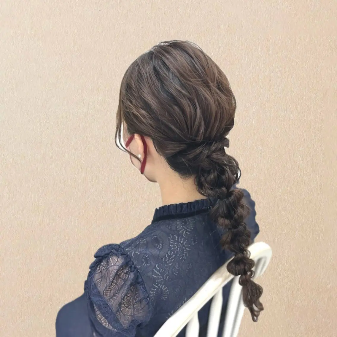 ヘアアレンジ 玉ねぎヘアー 似合わせヘアメイク 💐オダギリチアキのヘアスタイル