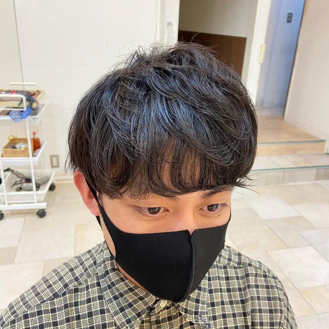 ショート パーマ メンズ Mirai 🧸のヘアスタイル