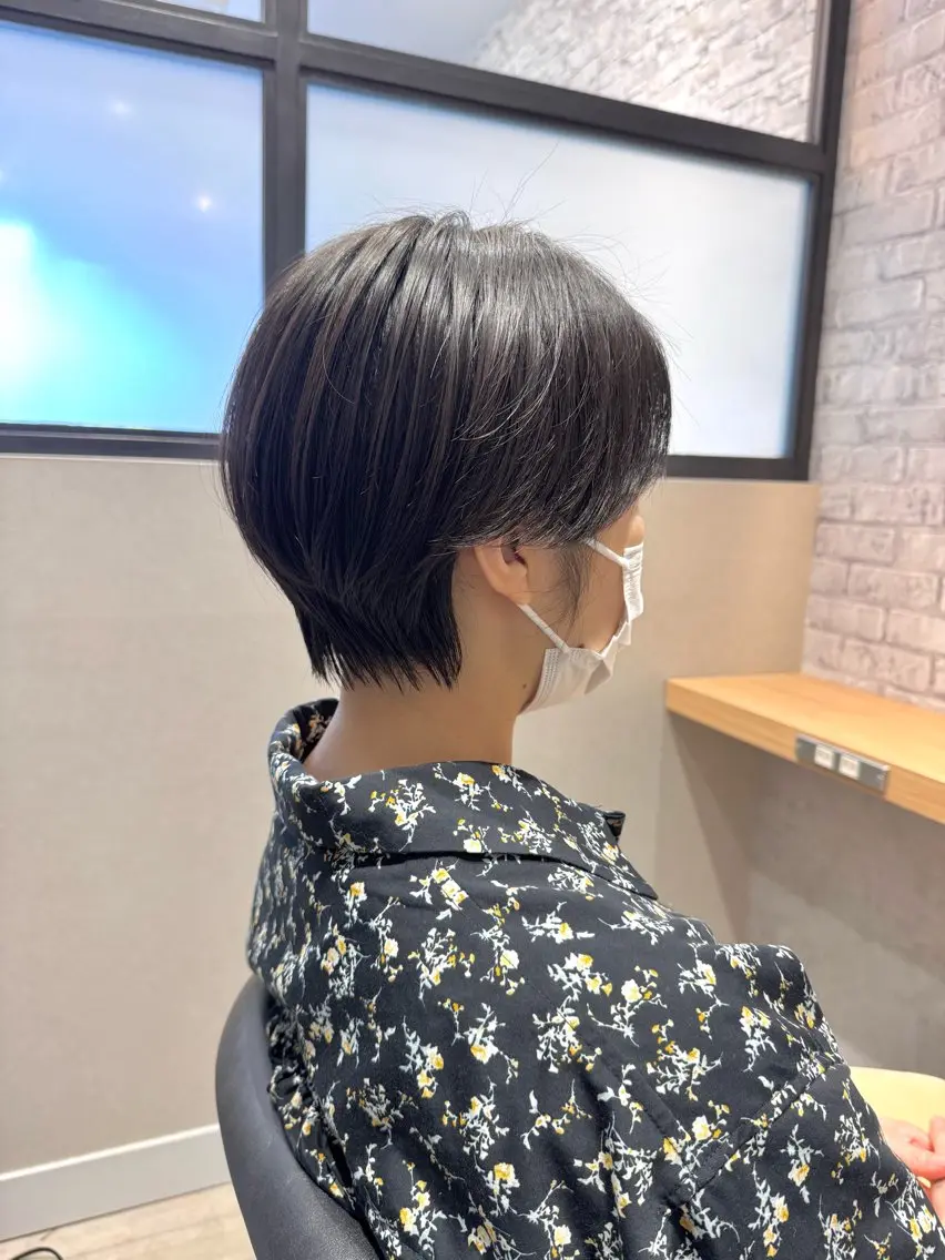 ショート カラー カット ヘアカラー トリートメント 宮腰一磨 ・ショート・ボブ🌿のヘアスタイル