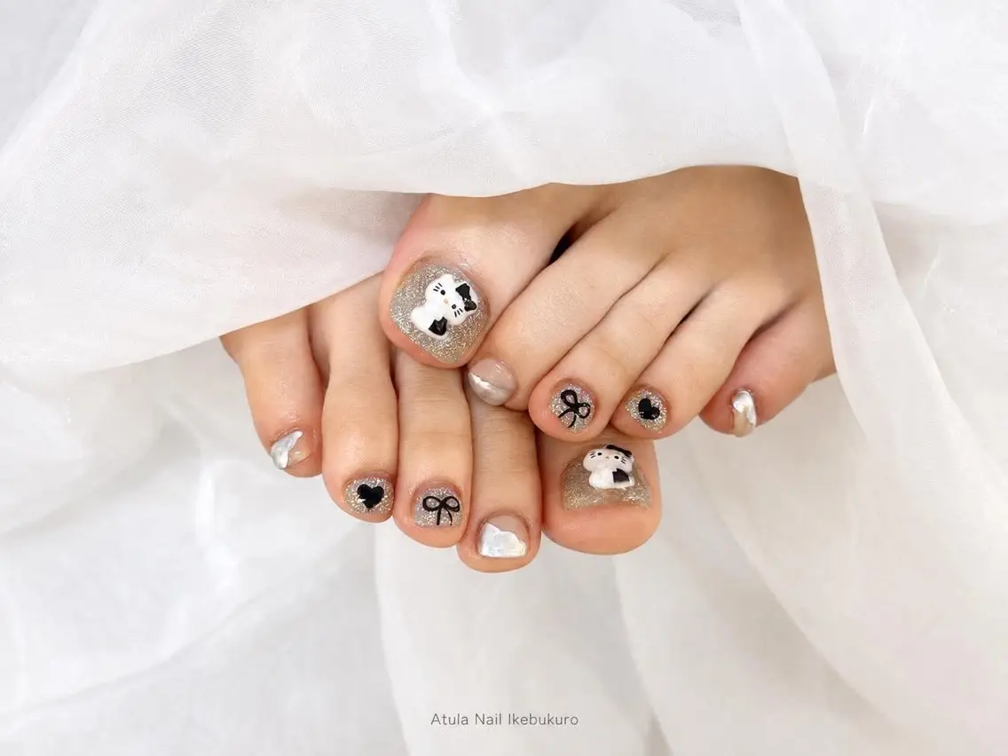 ネイル フットネイル ATULA nailのネイルデザイン