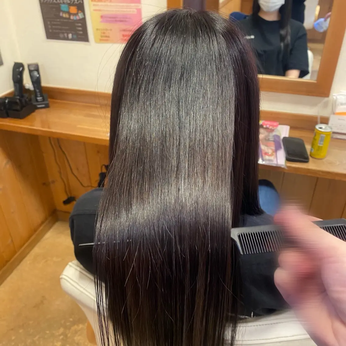 カラー Beam 深澤のヘアスタイル