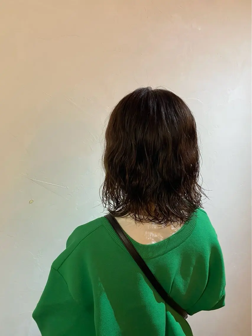 ショート パーマ カット パーマ トリートメント プチアルク 新田のヘアスタイル