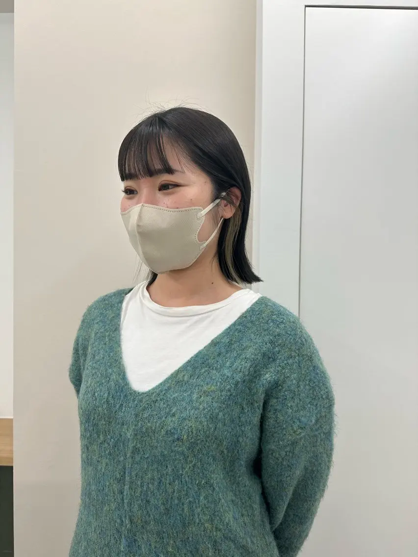 ミディアム カラー キッズ イヤリングカラー オトナヘア🌸 harukaのヘアスタイル