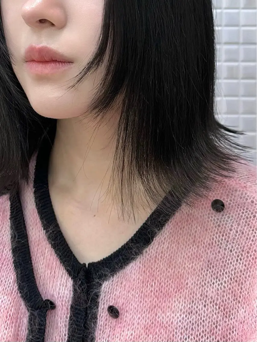 ミディアム カラー ボブレイヤー ボブ 顔まわりレイヤー 顔周りカット レイヤーカット カット ヘアカラー トリートメント ヘッドスパ 髪質改善・艶髪カラー 🌷miku🌷のヘアスタイル