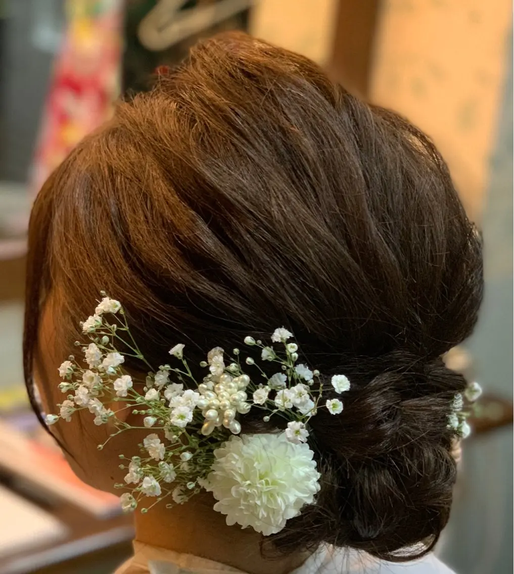 ヘアアレンジ ヘアセット 中山 智美のヘアスタイル