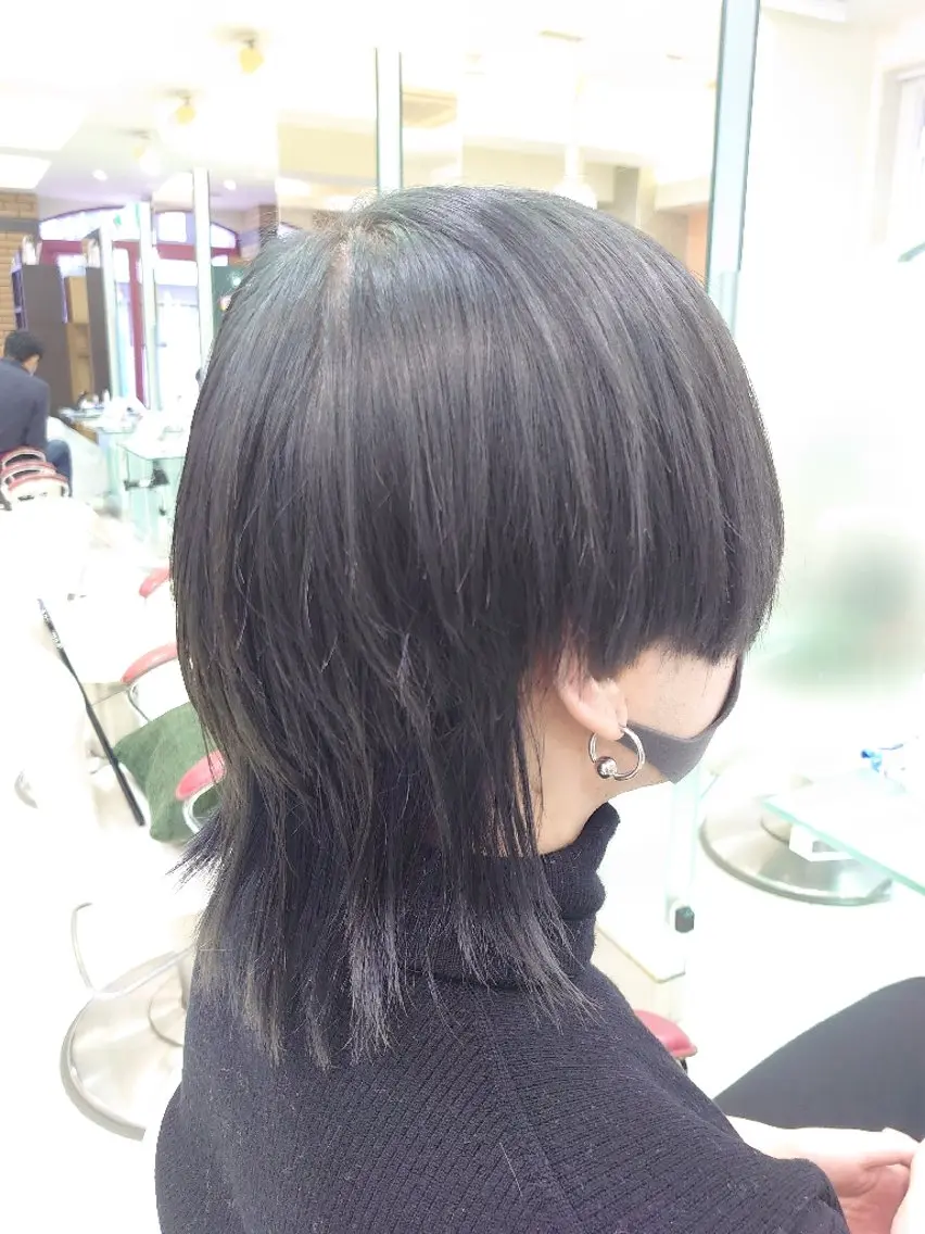 ミディアム ヘアアレンジ メンズ マッシュウルフ マッシュ メンズウルフカット ウルフカット 🐺デザインウルフ / 一ノ瀬 凌🐺のヘアスタイル