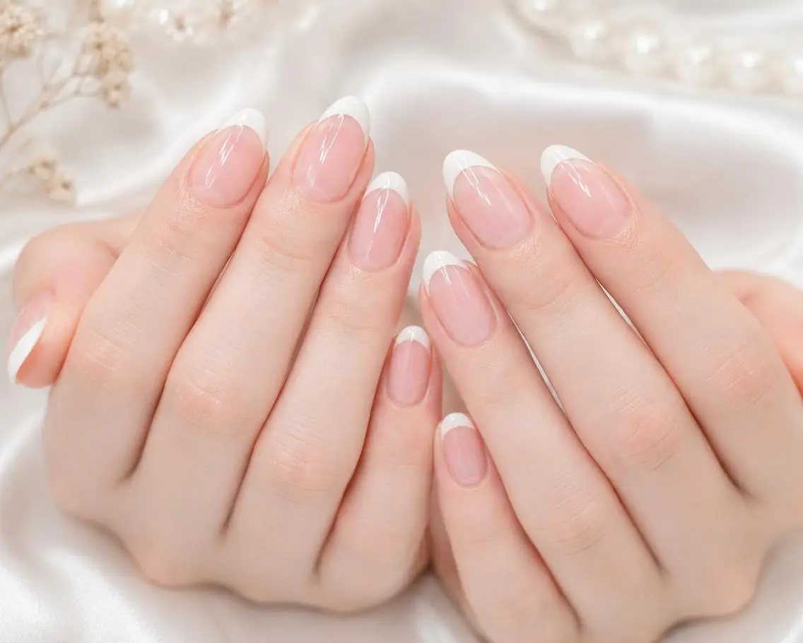 ネイル クリアネイル フレンチネイル オフィスネイル ピンク シンプルネイル ハンドネイル 🎀MOENA/渋谷 シンプリーNAILのネイルデザイン