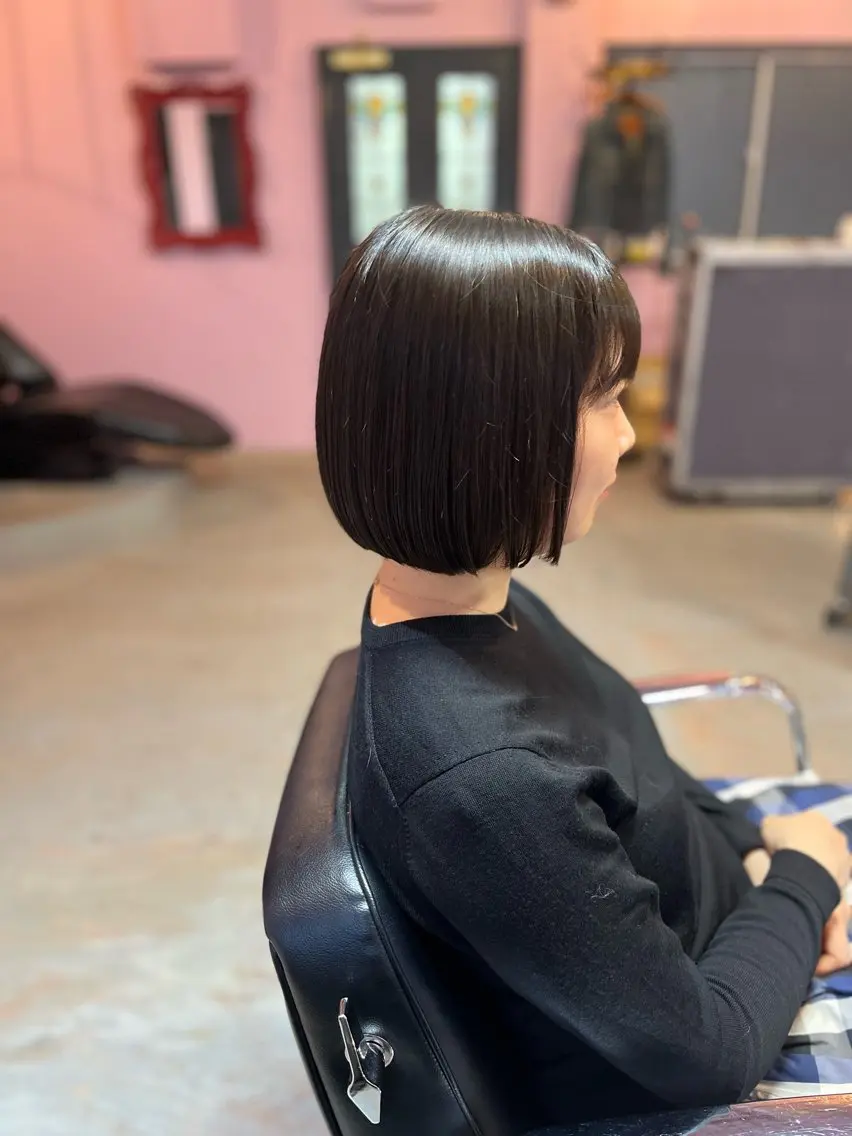 ミディアム ボブ 藤野 海翔のヘアスタイル