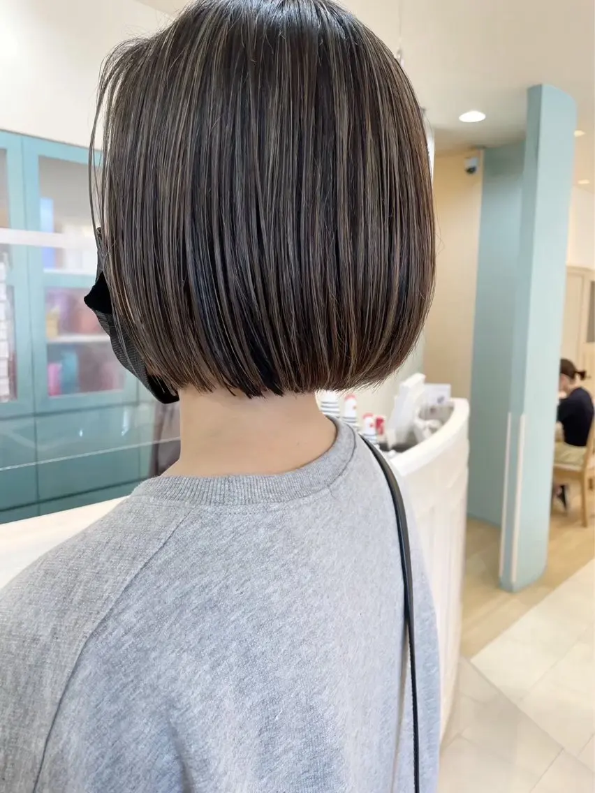 ショート ボブ 生島 実咲のヘアスタイル