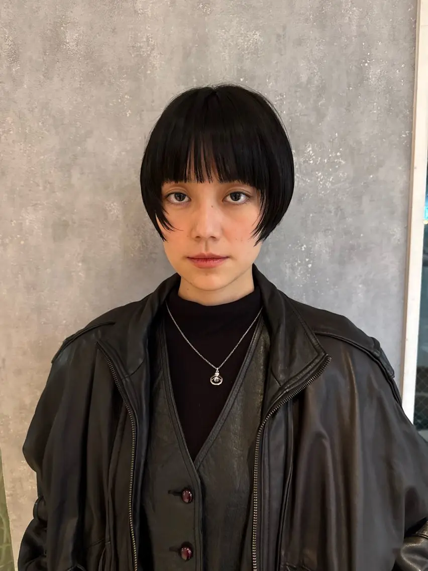 ショート ショートボブ ボブ ショートヘア Riku 西荻窪/メンズカットのヘアスタイル