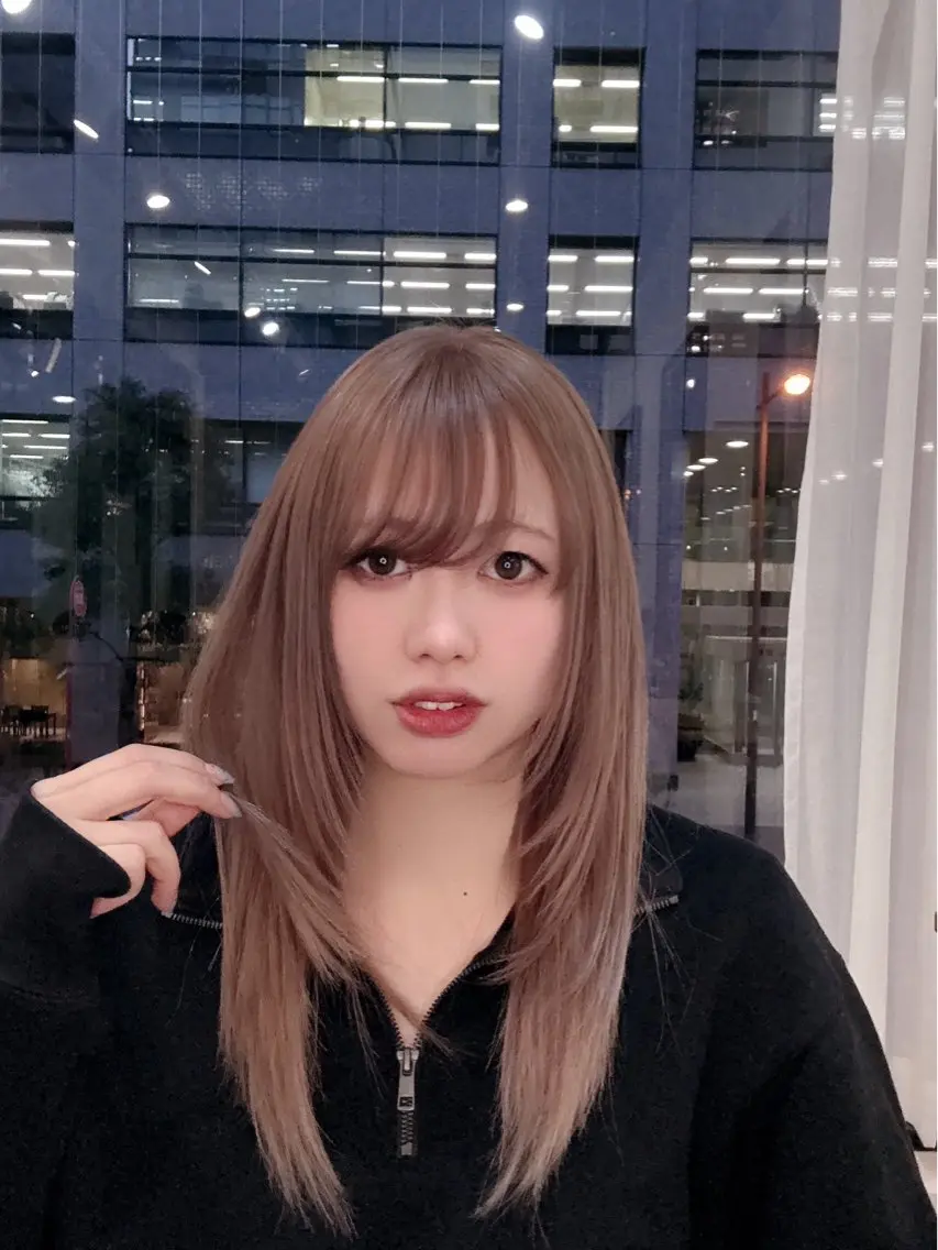 ロング カラー ブリーチ レイヤーカット 神保町駅徒歩5分🍀 NEWOPEN🍀渚のヘアスタイル