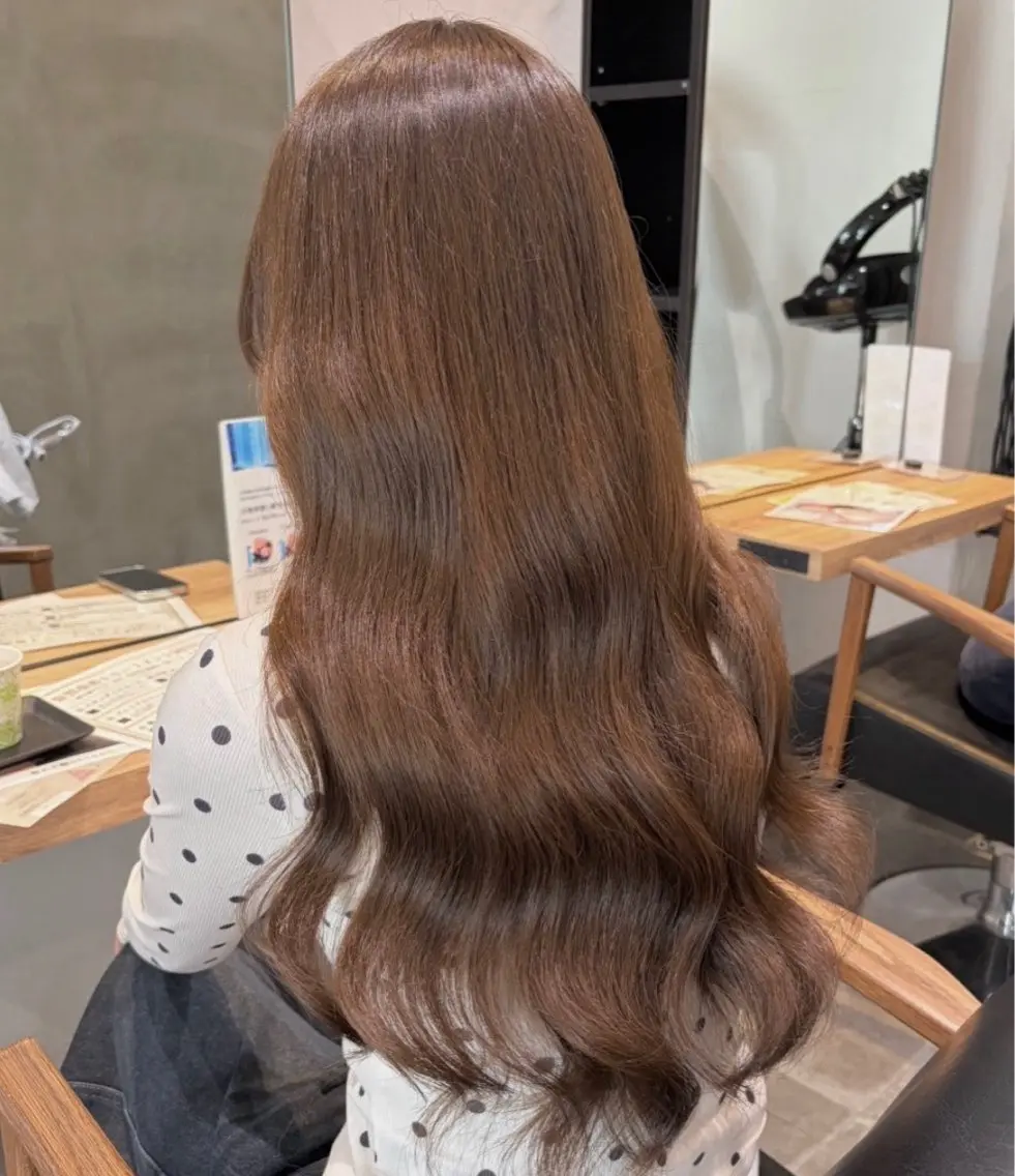 ロング カラー Wカラー/アレンジ/ ブリーチ無しWカラーのヘアスタイル