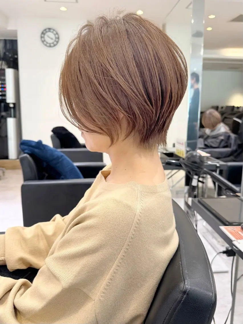 ショート 絶壁補正くびれ ショート✂️ 井川のヘアスタイル