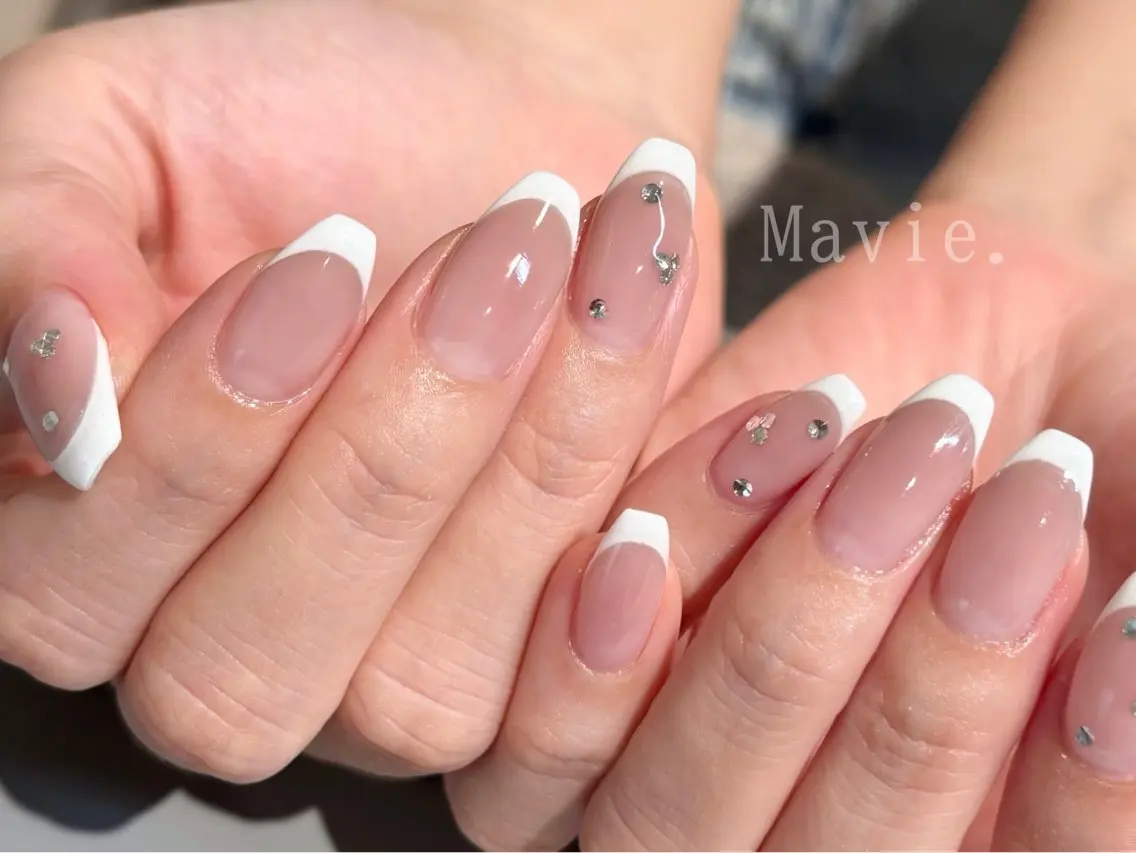 ネイル フレンチネイル nail salon Mavie.のネイルデザイン