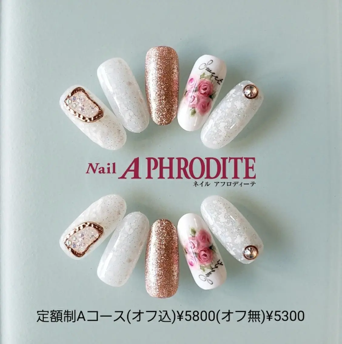 ネイル 持ち込み ニュアンスネイル ハンドネイル Nail Aphroditeのネイルデザイン