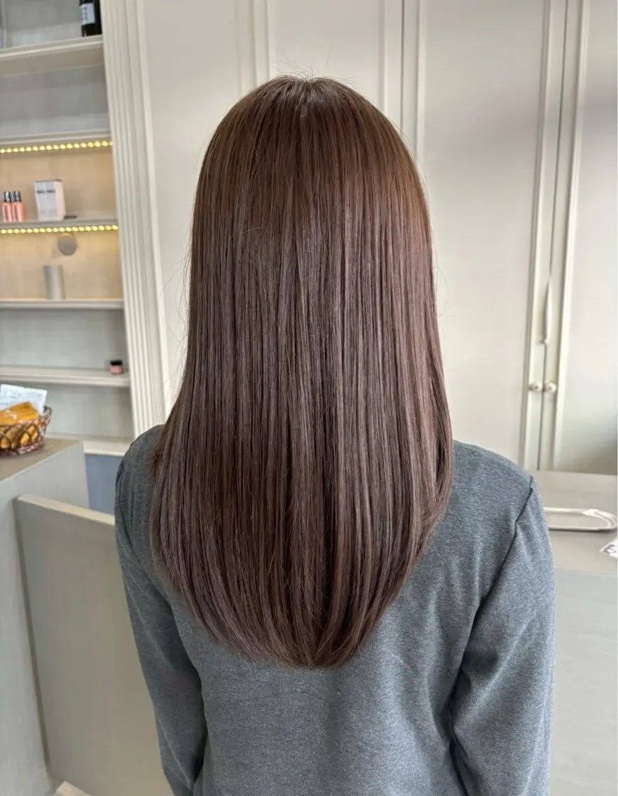 カラー 透明感カラー yuiのヘアスタイル