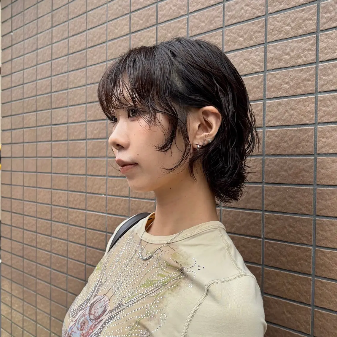 カット+パーマ(女性限定、ブリーチ毛不可)鎖骨​〜​ロング料金＋¥1100の写真