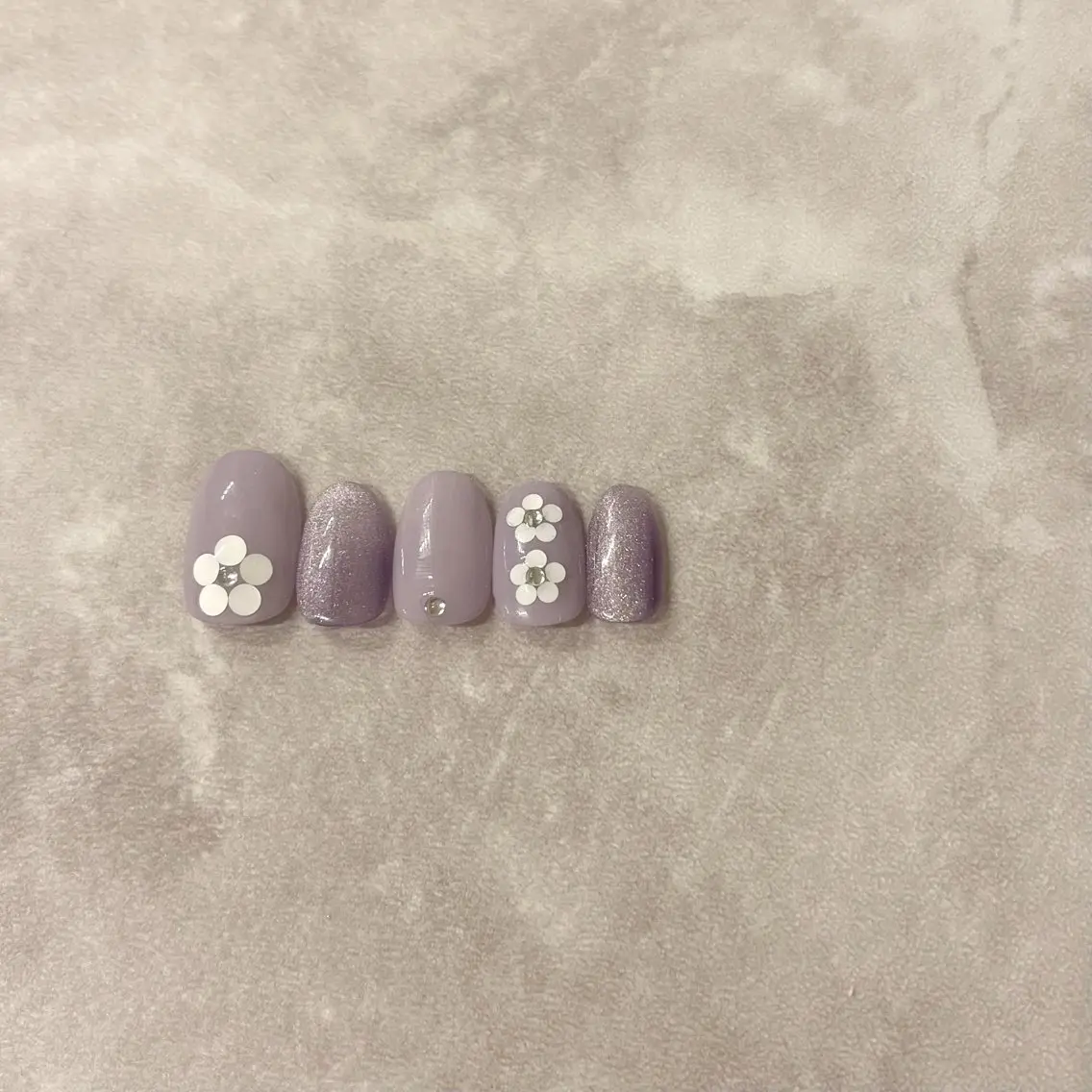 ネイル ブルー ジェルネイル 韓国ネイル マグネットネイル パラジェル mermooi nailのネイルデザイン