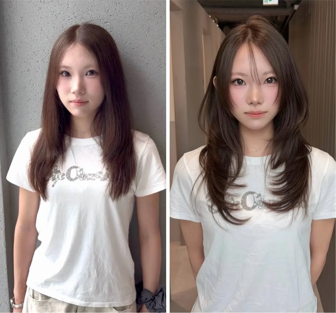 ミニモ学割♪ハッシュカット/ボブ、レイヤーカット/ミルボントリートメント(22歳までの学生の方対象メニュー)の写真