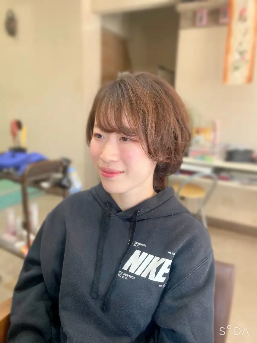 ショート ショートヘア カラー/フリーランス 鈴木 亜紀子のヘアスタイル