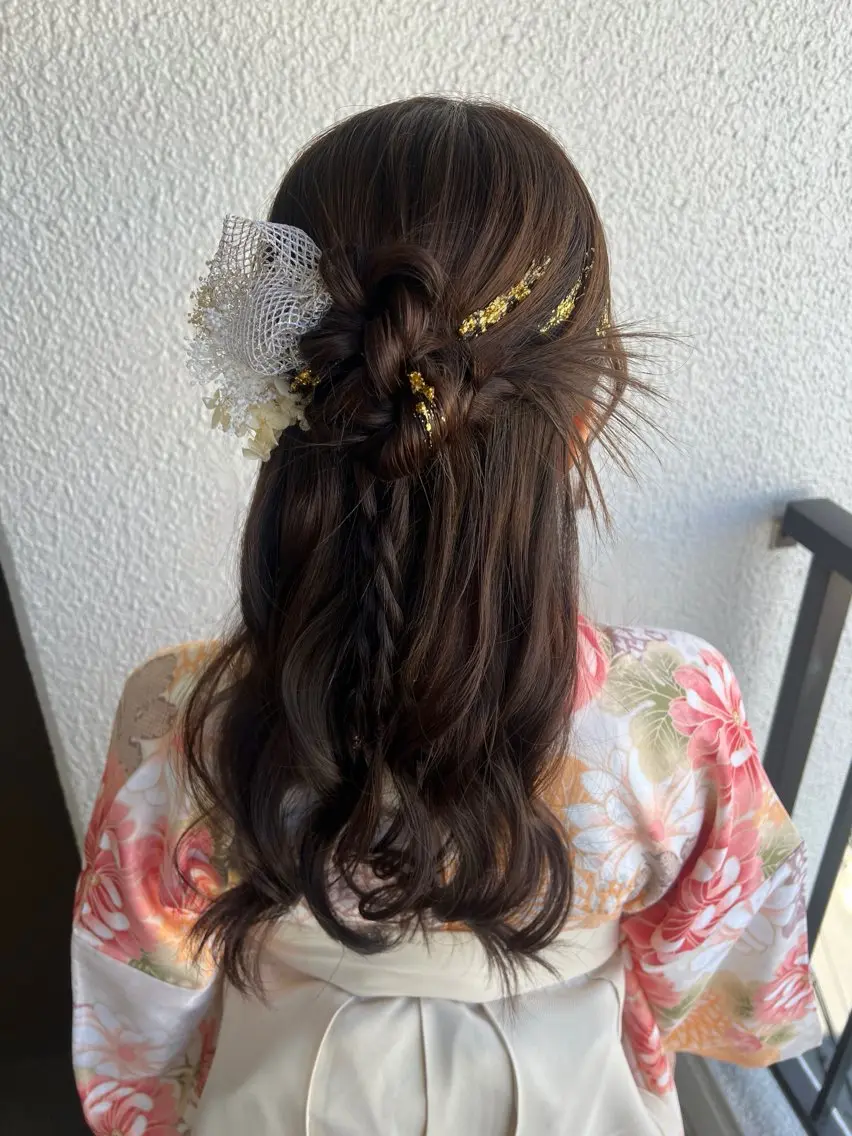 セミロング 【カメレオン】 しょうた みくꨄのヘアスタイル