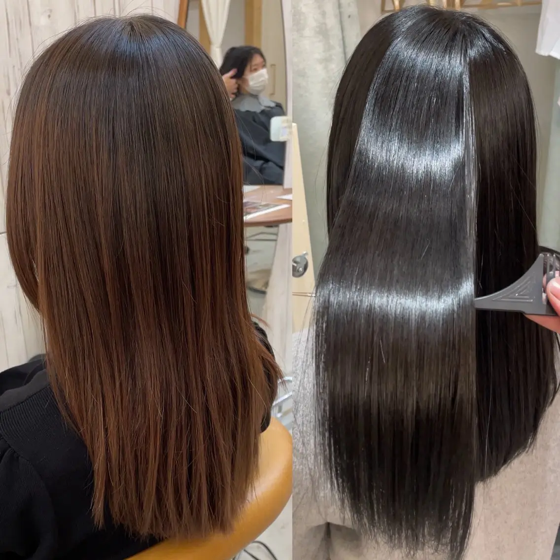 💎超最新💎質感再整カラー🩷入れる美容液トステア✨カラーと同時に髪質改善ができます✨✨カット＋カラー＋トリートメントの写真