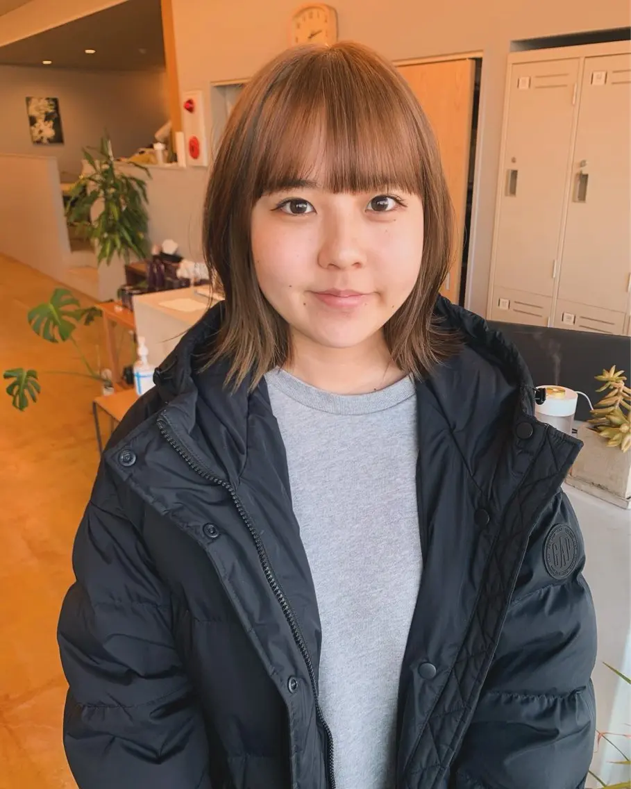 ミディアム カラー ITO YUKIのヘアスタイル