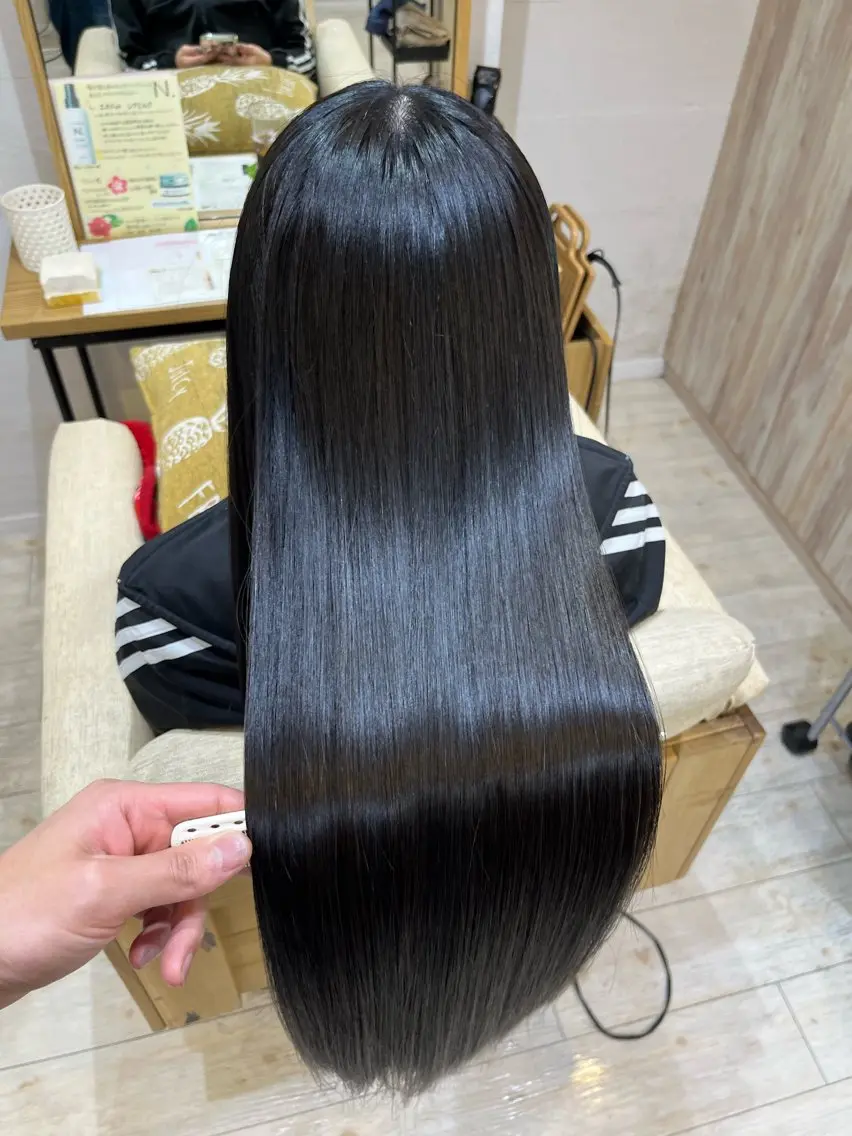 髪のダメージを本気で直したい方へ☆髪質改善縮毛矯正+カット 25800の写真