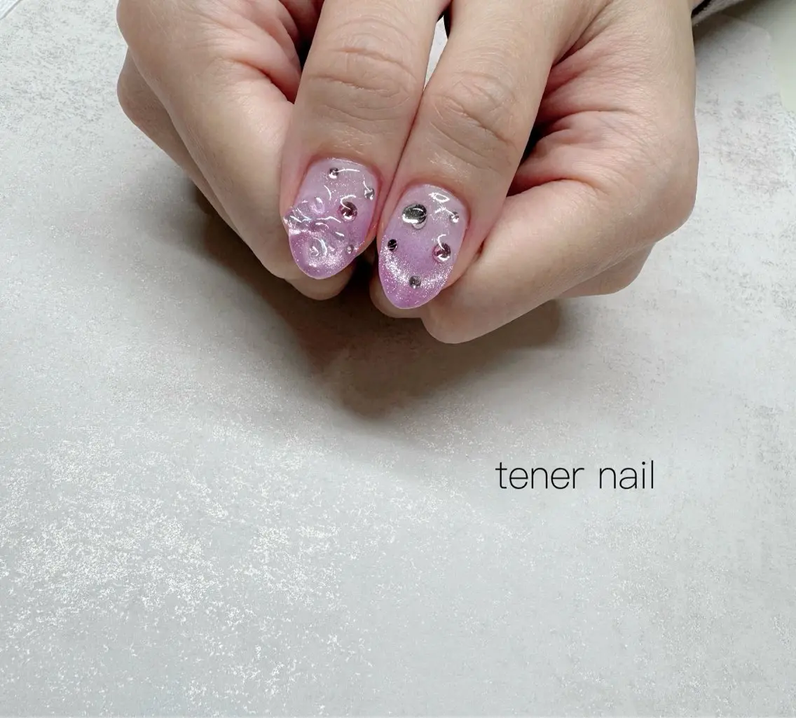 ネイル グラデーション マグネットネイル ハンドネイル テネルネイル tener nailのネイルデザイン