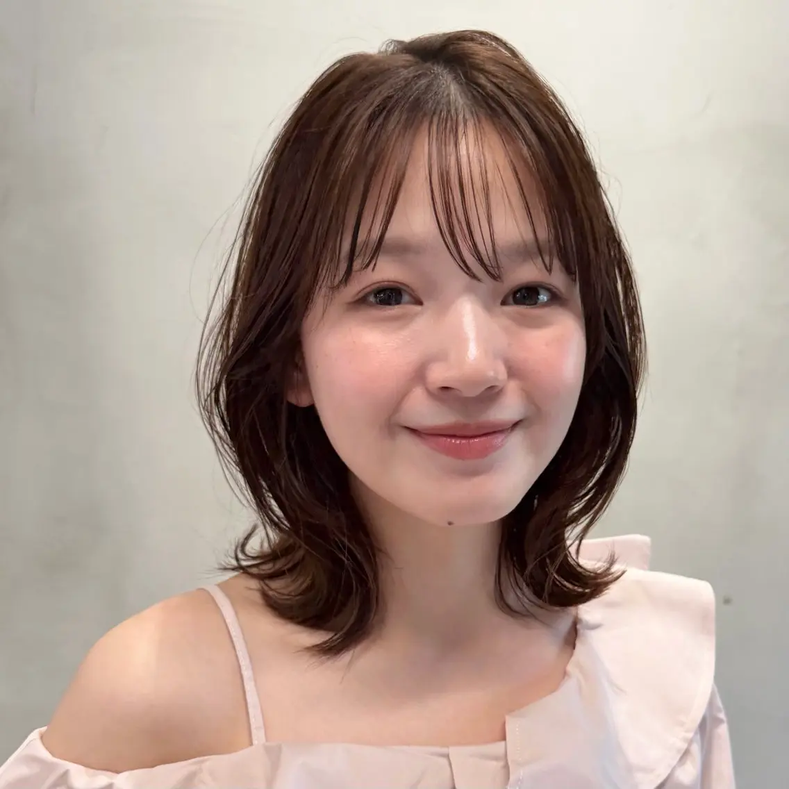 ミディアム カラー SAKI 新宿のヘアスタイル