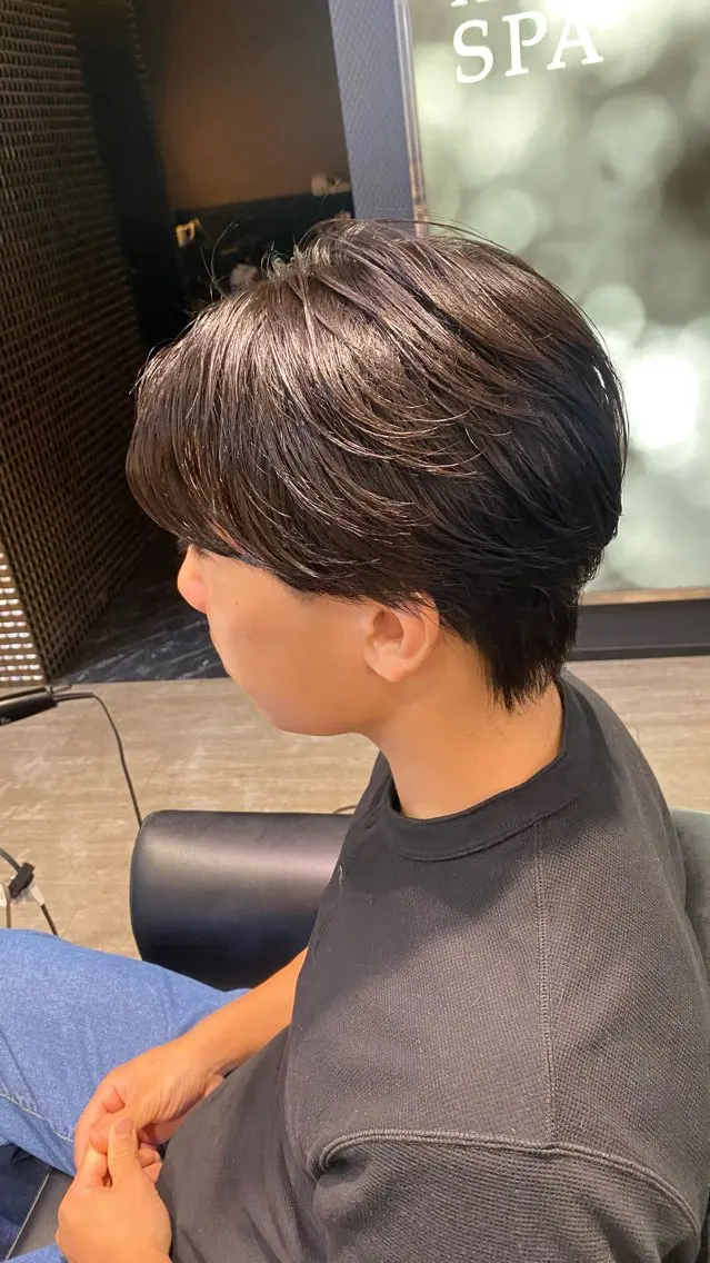 メンズ 縮毛矯正 水野 聖哉のヘアスタイル